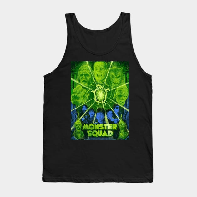 monster squad Tank Top by UNDER THE QUARTER